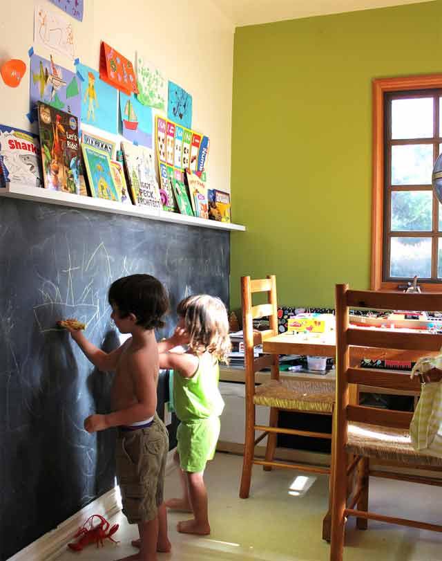 Art Center With a Chalkboard Wall